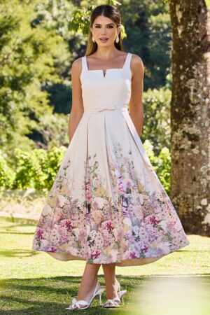 VESTIDO CREPE ESTAMPADO LUZIA FAZZOLLI